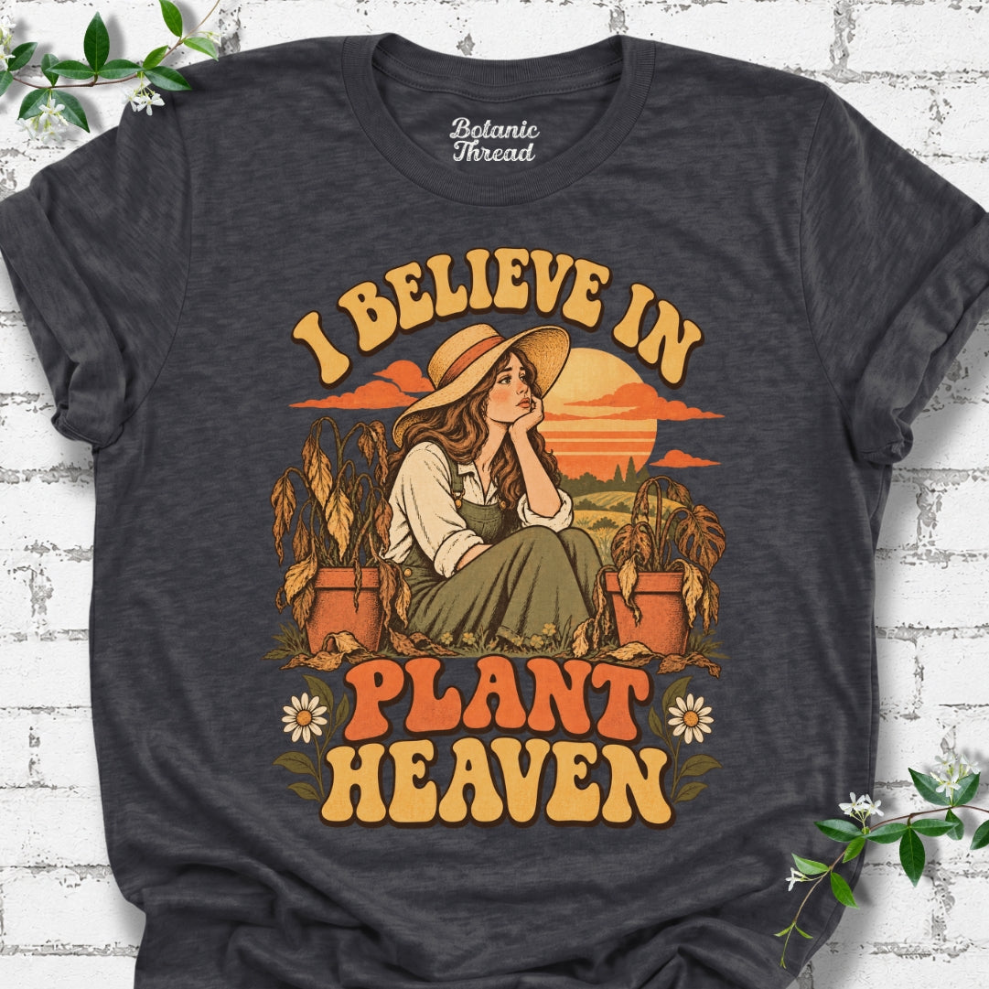I Believe In Plant Heaven Vintage T-Shirt