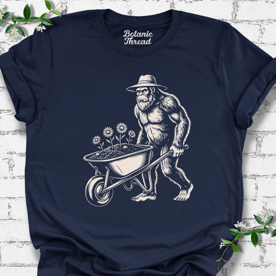 Bigfoot With Wheelbarrow Lightweight Tee