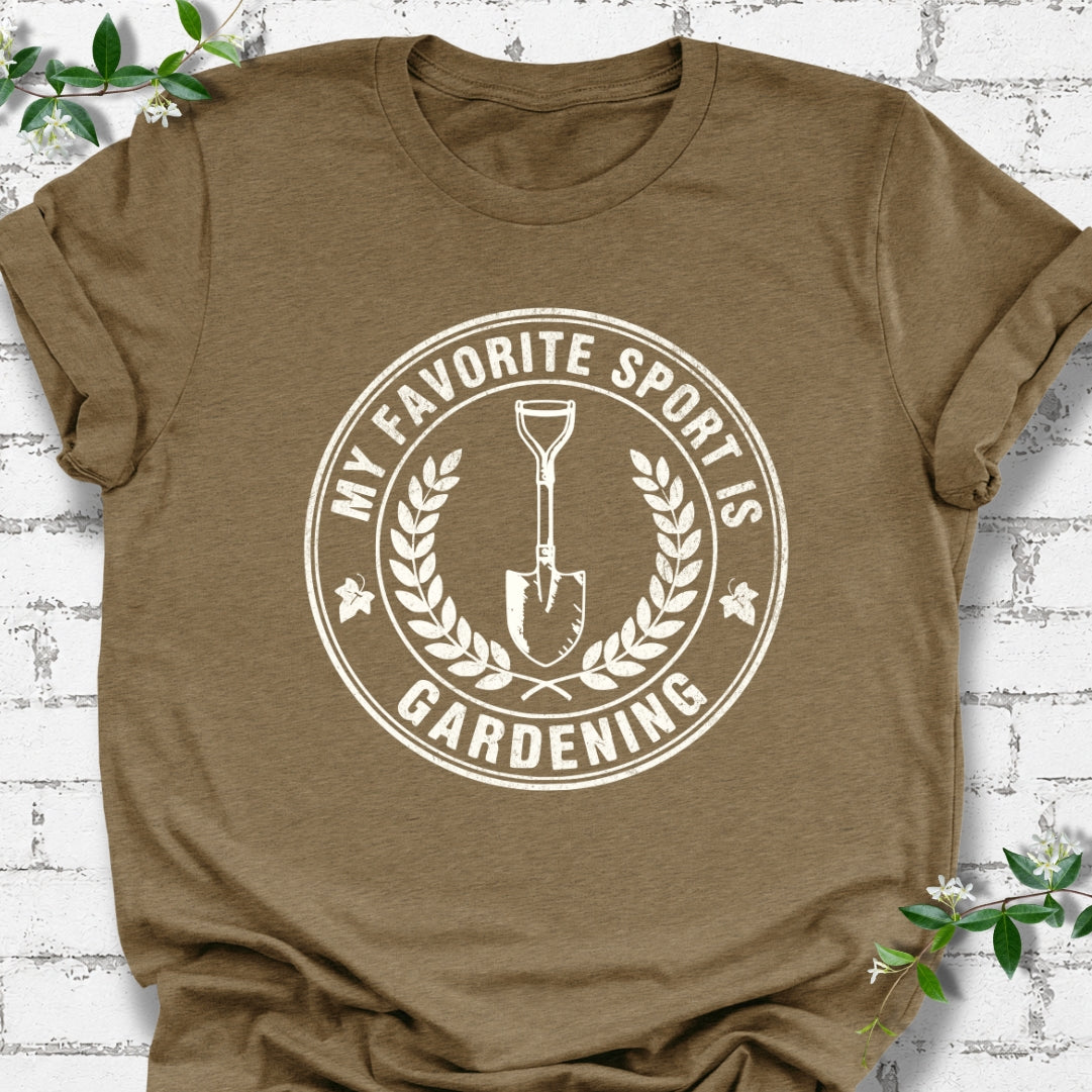 My Favorite Sport Is Gardening Lightweight Tee