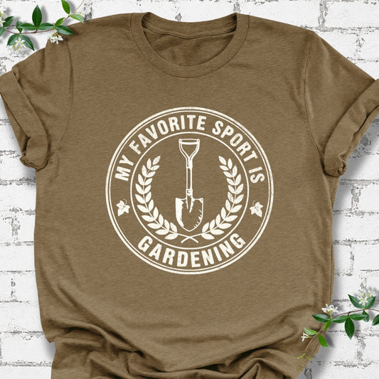 My Favorite Sport Is Gardening Lightweight Tee