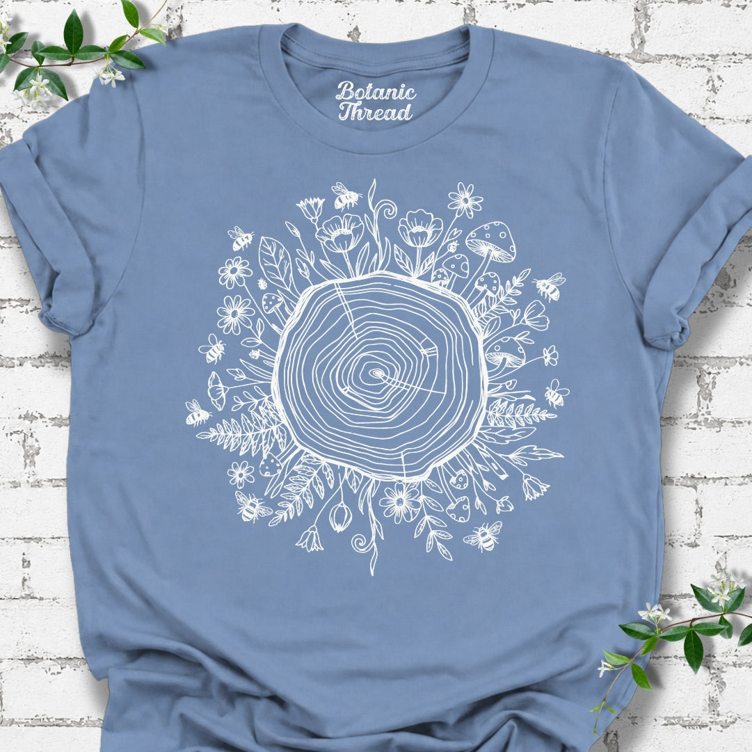 Garden Growth Rings Lightweight Tee
