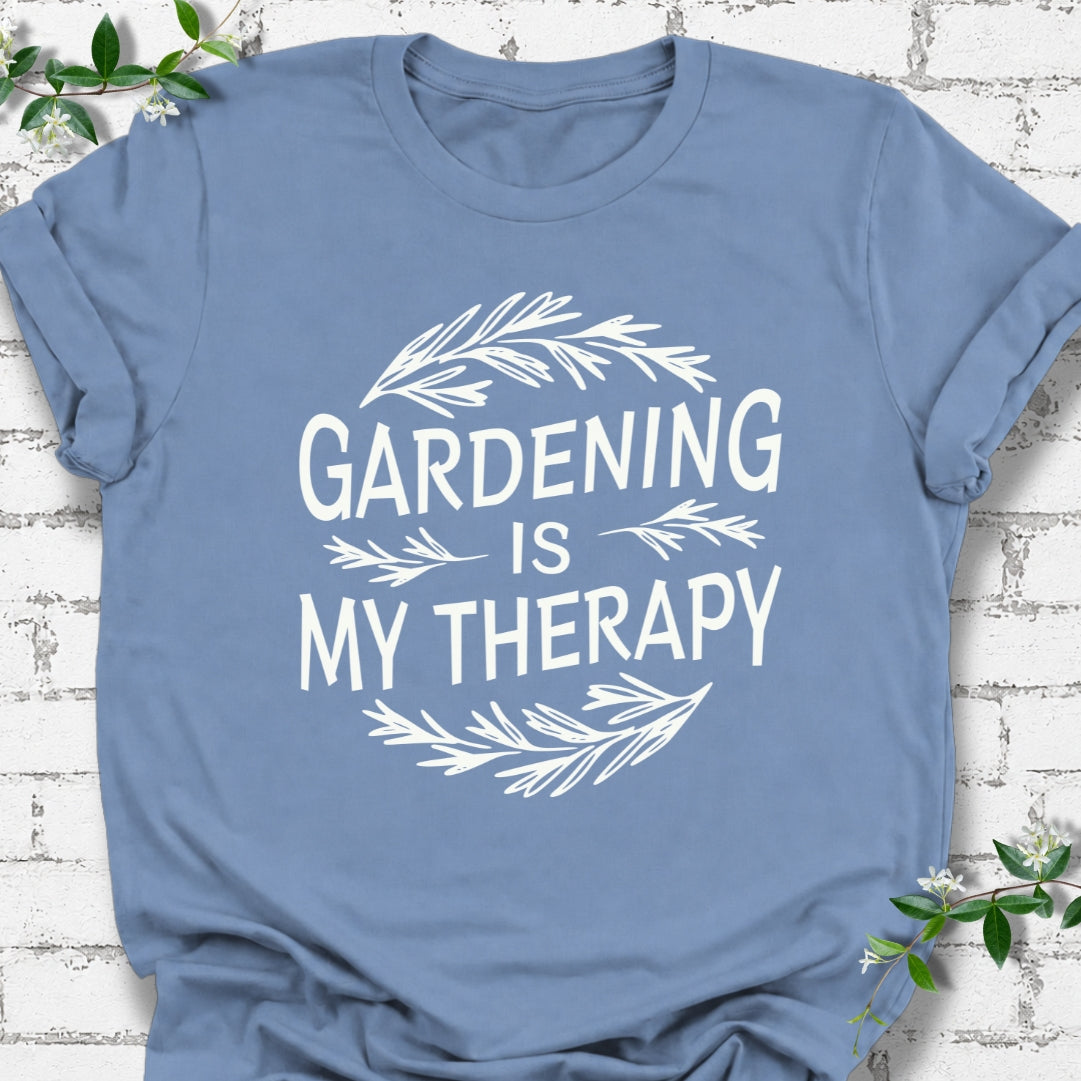 Gardening Is My Therapy Lightweight Tee