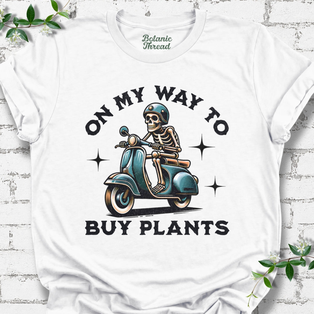 On My Way To Buy Plants Skelly Lightweight Tee