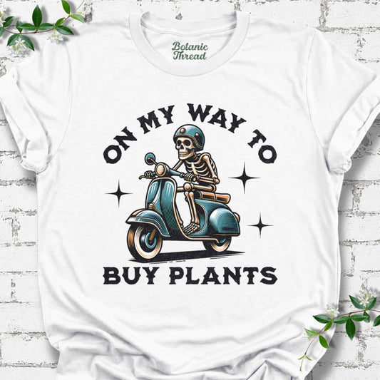 On My Way To Buy Plants Skelly Lightweight Tee