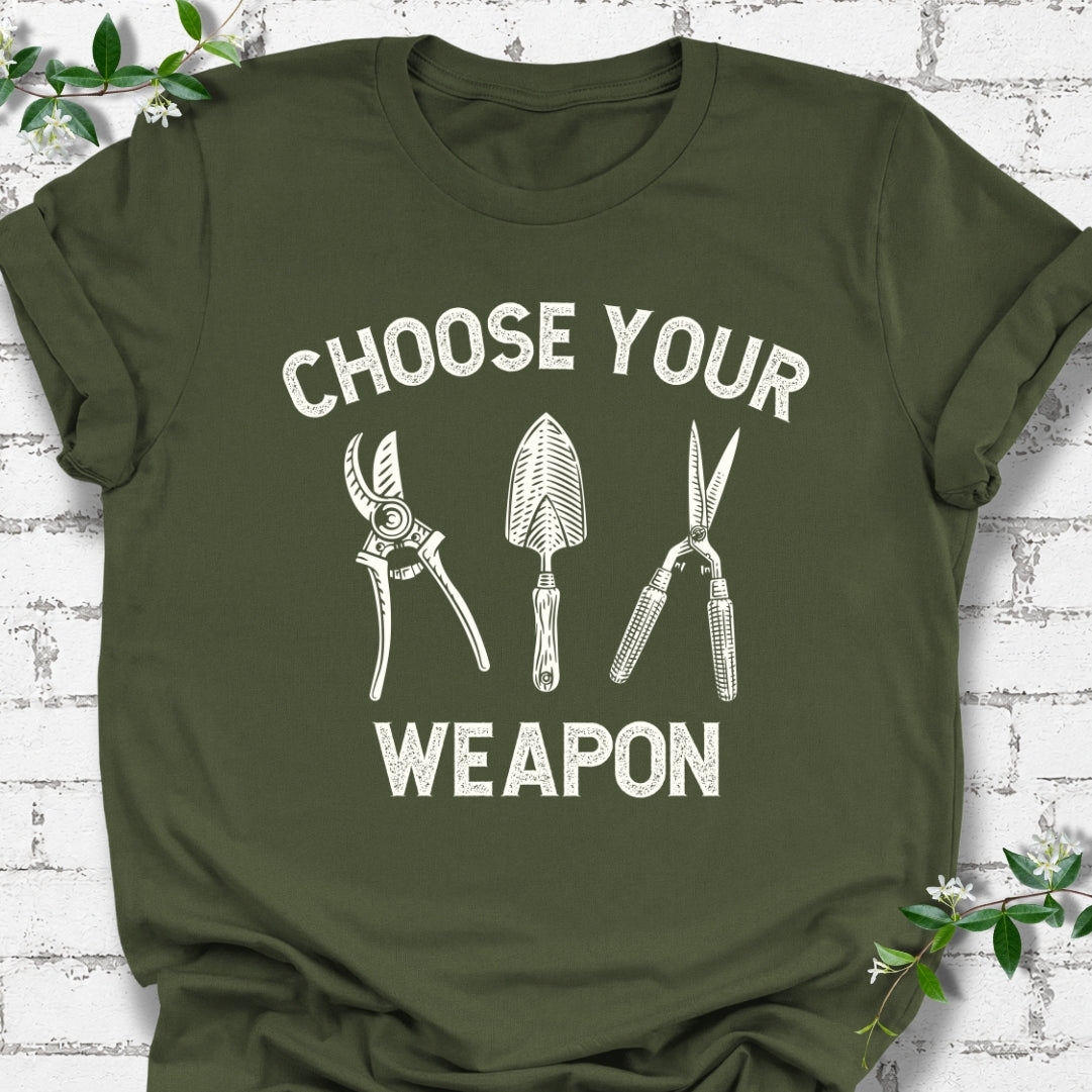 Choose Your Weapon Gardener Lightweight Tee