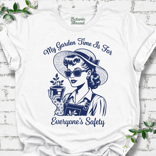 My Garden Time Is For Everyone's Safety Lightweight Tee