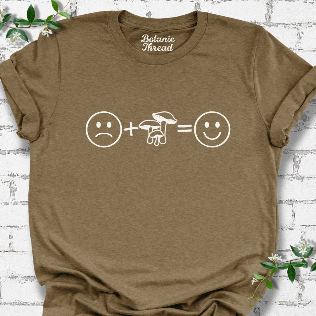 Mushrooms Make Me Happy Lightweight Tee