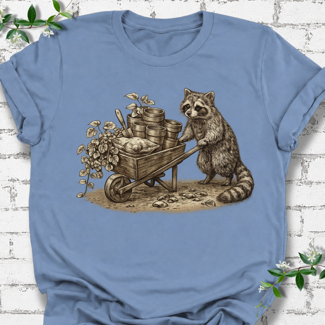 Raccoon Gardener Lightweight Tee