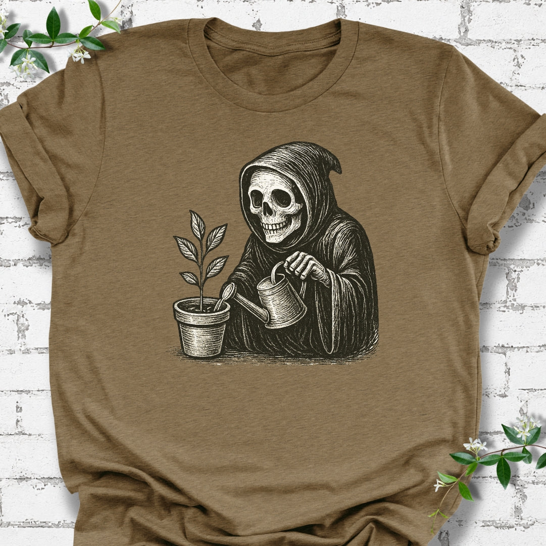 Grim Reaper Plant Lover Lightweight Tee