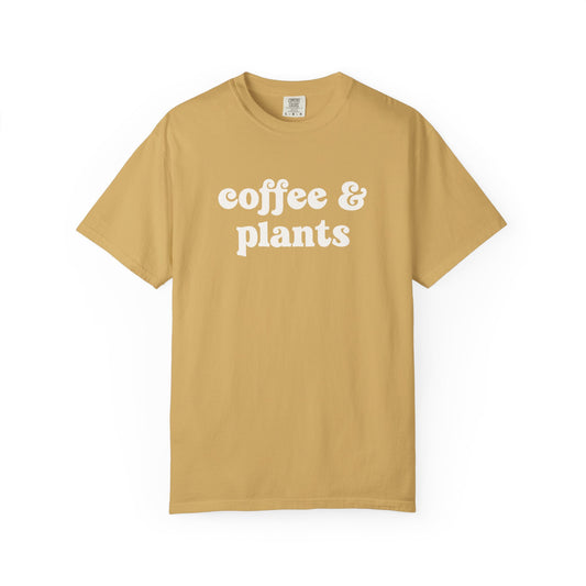 Coffee & Plants Comfort Colors® Heavyweight T-shirt