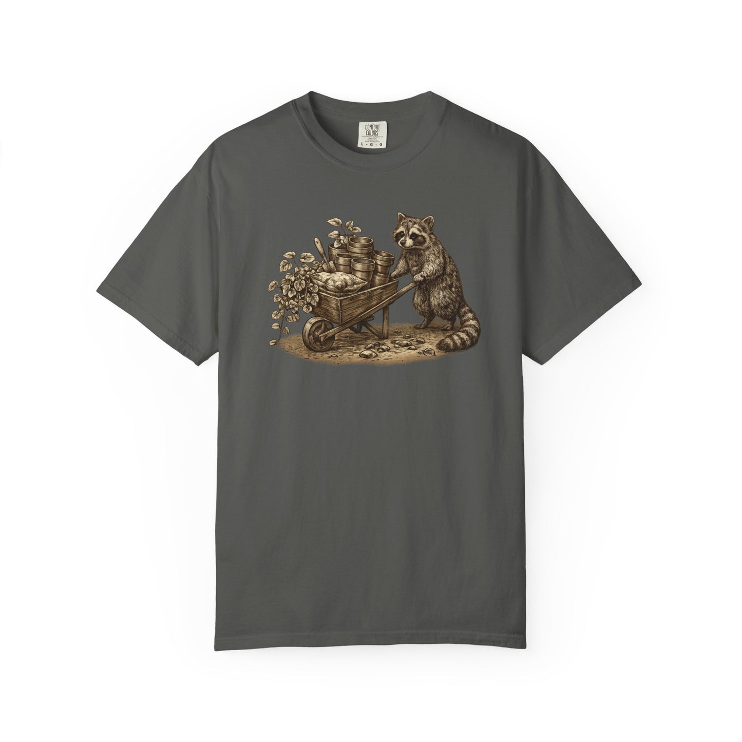 Raccoon Gardener Comfort Colors® Heavyweight T-shirt