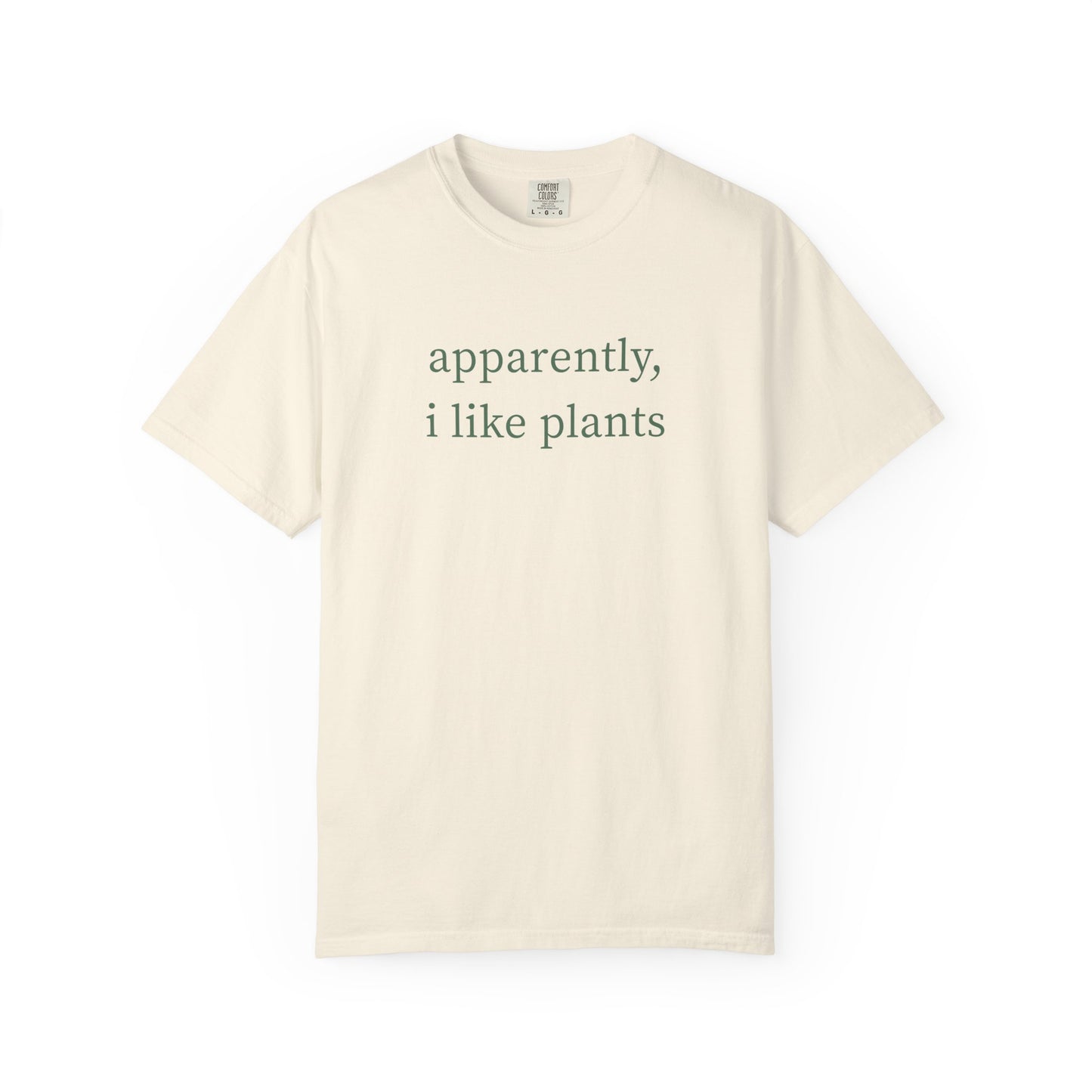 Apparently, I Like Plants Comfort Colors® Heavyweight T-shirt