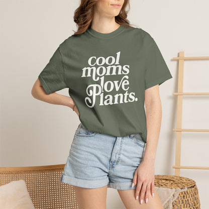 Cool Moms Love Plants Comfort Colors® Heavyweight T-shirt