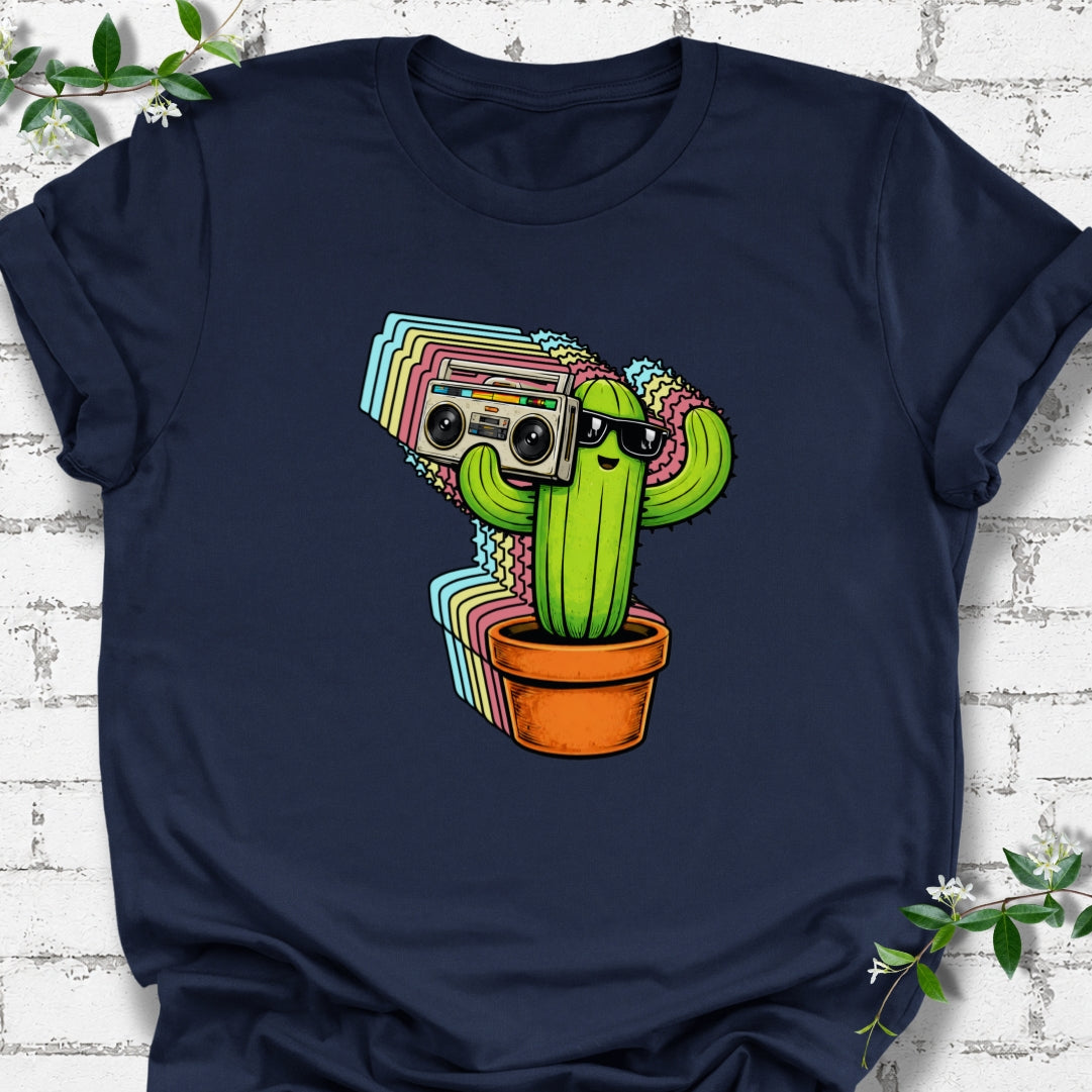 Cactus With Boom Box Lightweight Tee