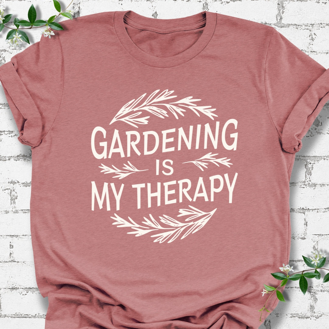 Gardening Is My Therapy Lightweight Tee