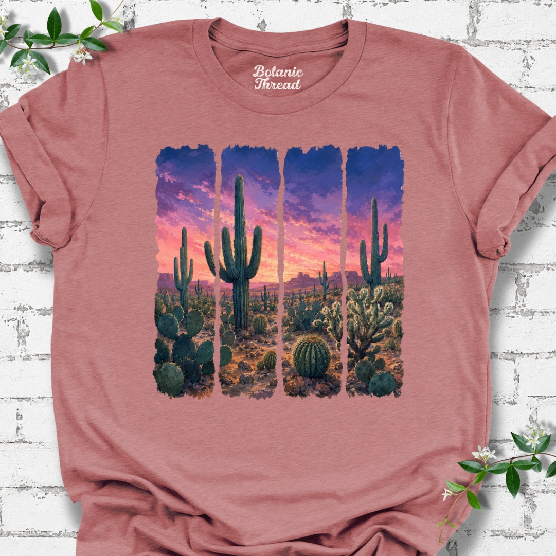 Desert Sunset Paint Strokes T-Shirt