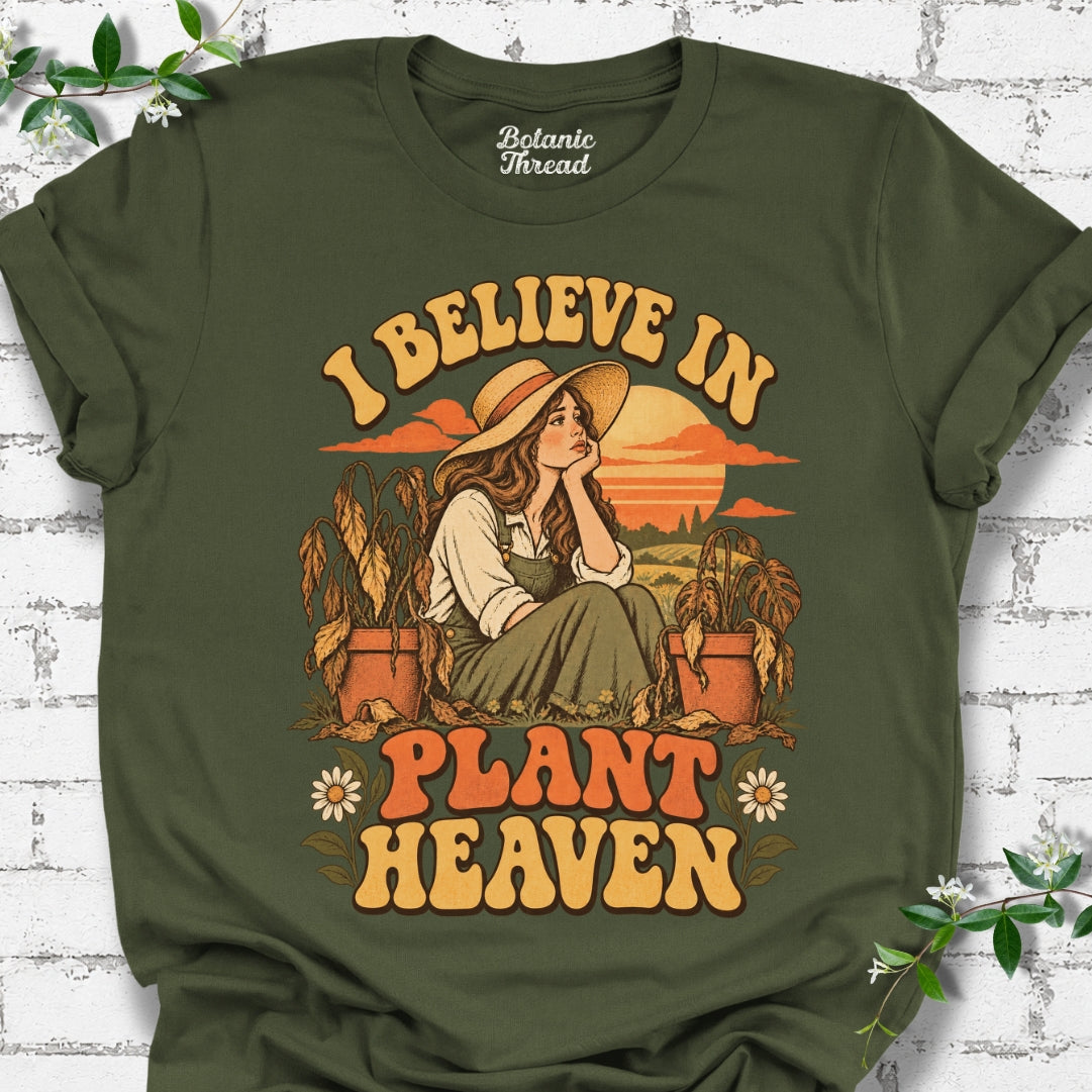 I Believe In Plant Heaven Vintage T-Shirt