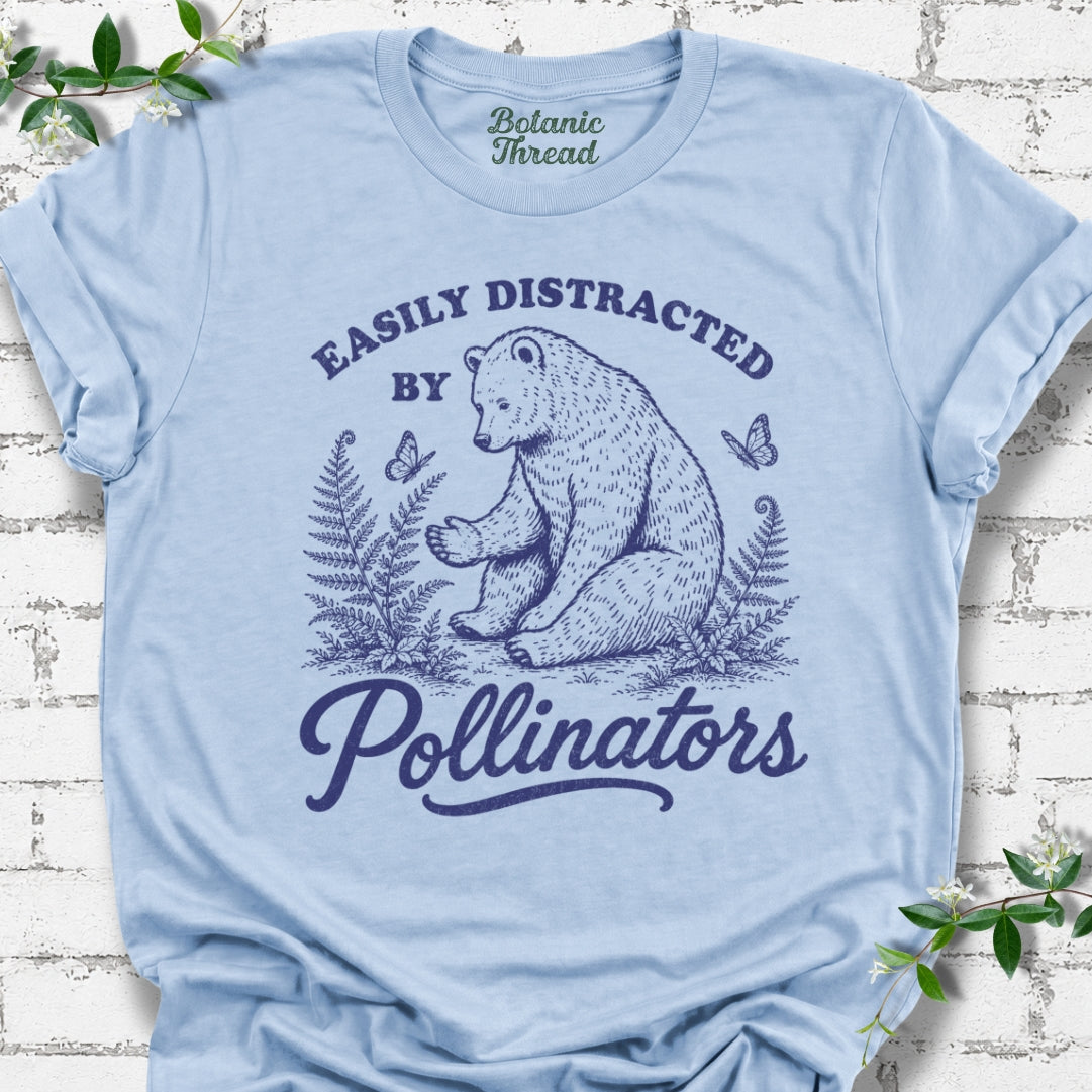 Easily Distracted By Pollinators Lightweight Tee