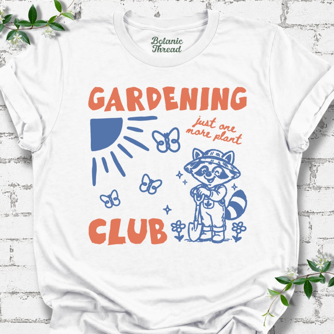 Gardening Club Raccoon Lightweight Tee