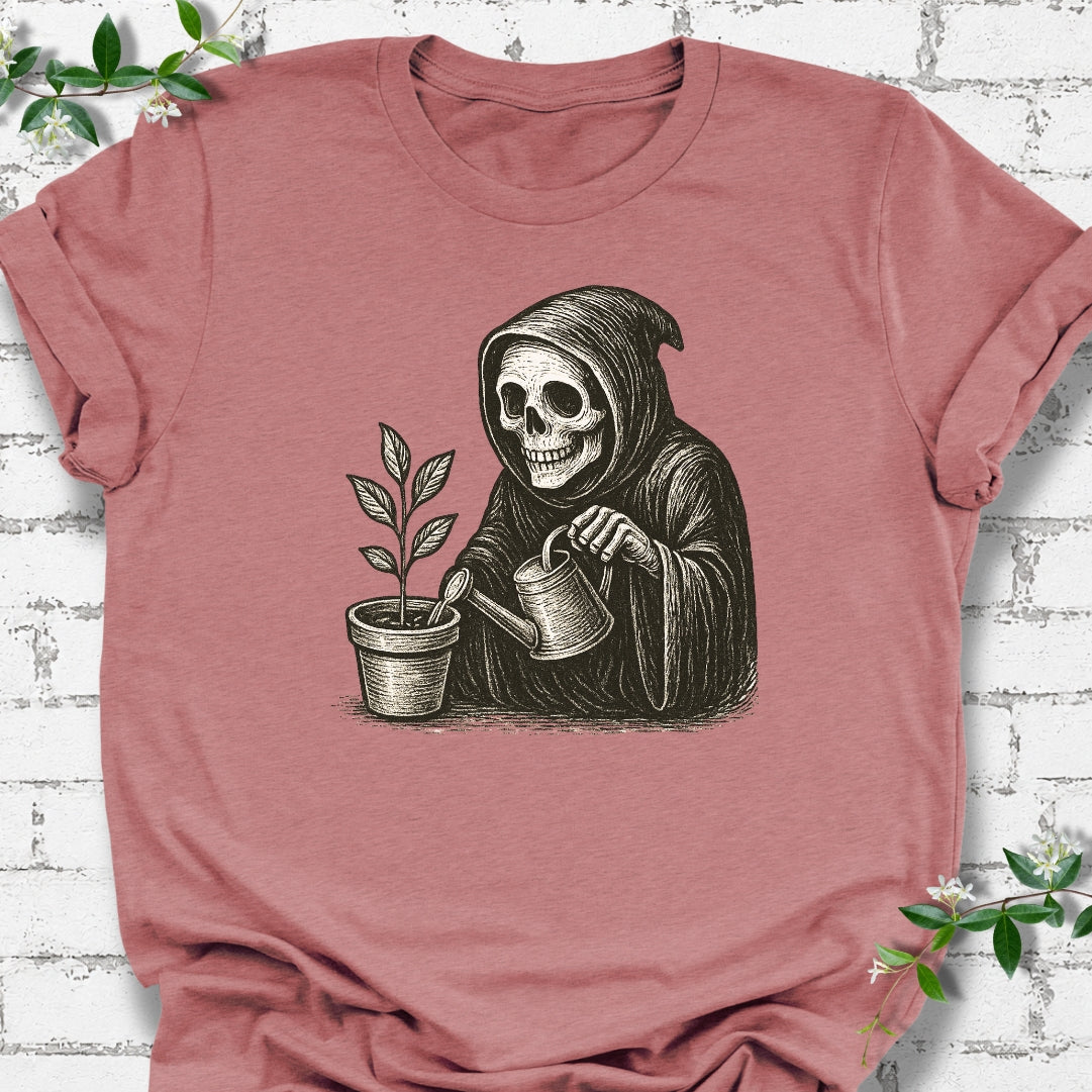 Grim Reaper Plant Lover Lightweight Tee