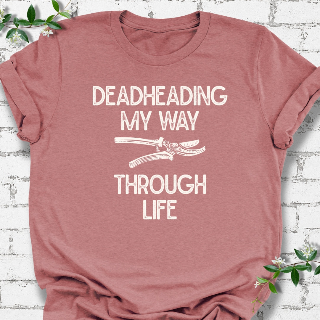 Deadheading My Way Through Life Lightweight Tee