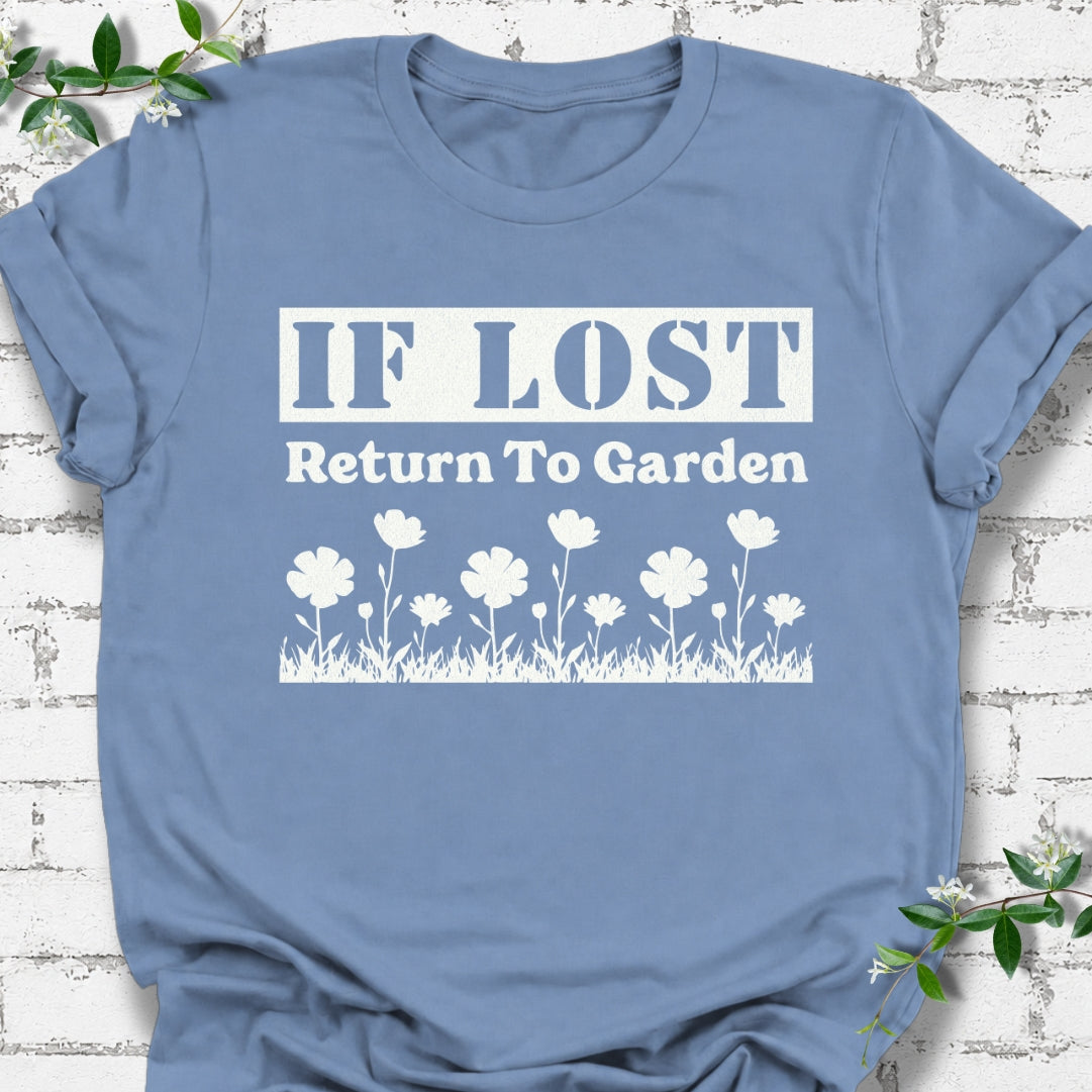 IF LOST Return To Garden Lightweight Tee