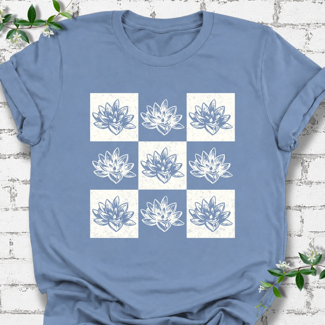 Succulent Checkerboard Lightweight Tee