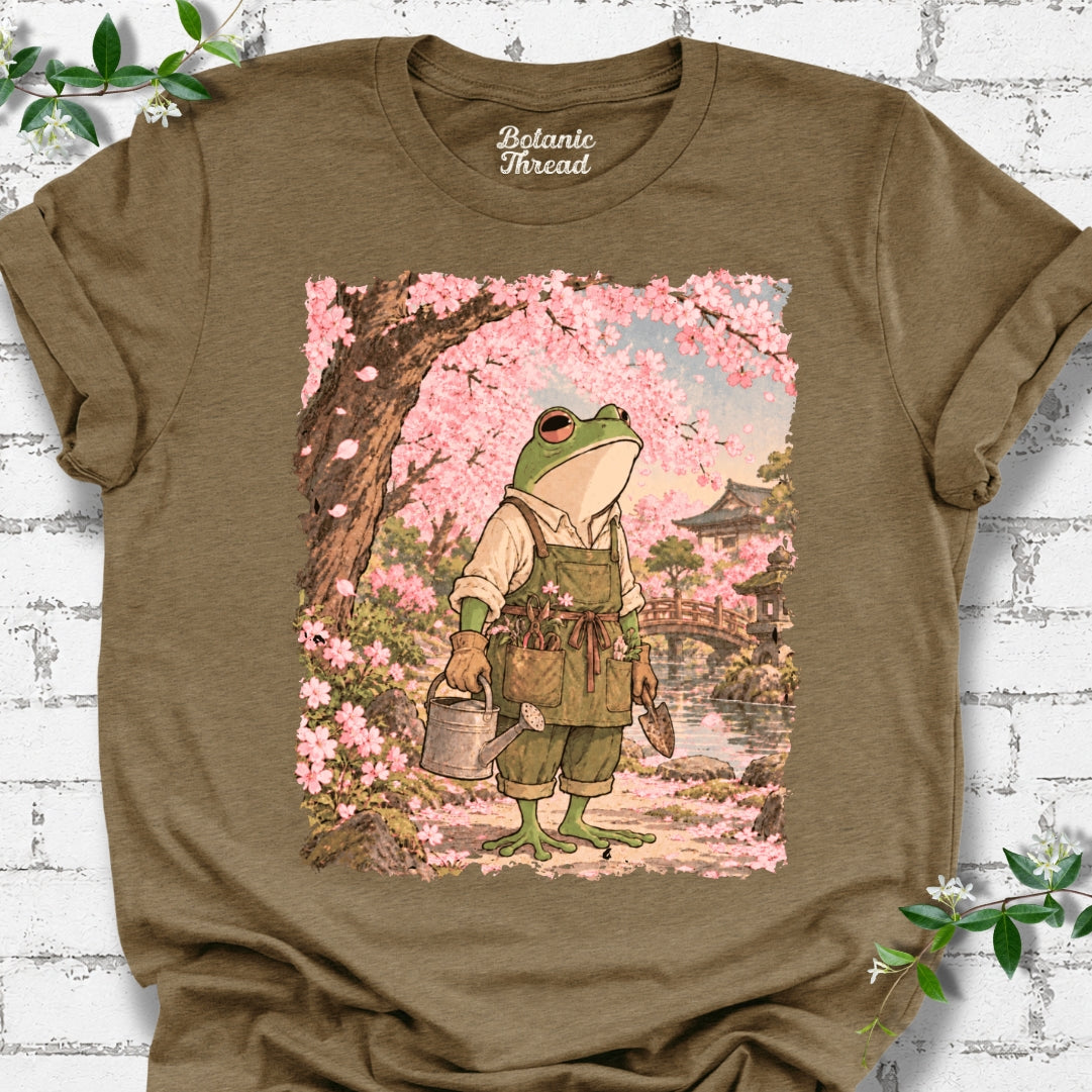 Cherry Blossom Frog T-Shirt