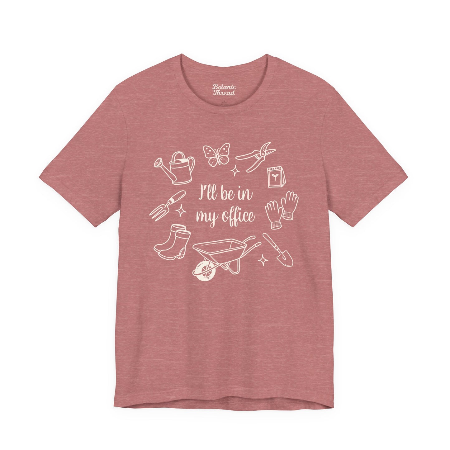 I'll Be In My Office Line Art Lightweight Tee