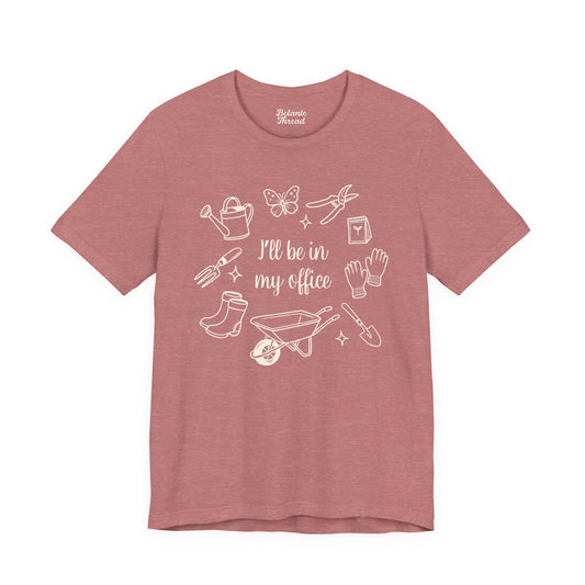 I'll Be In My Office Line Art Lightweight Tee