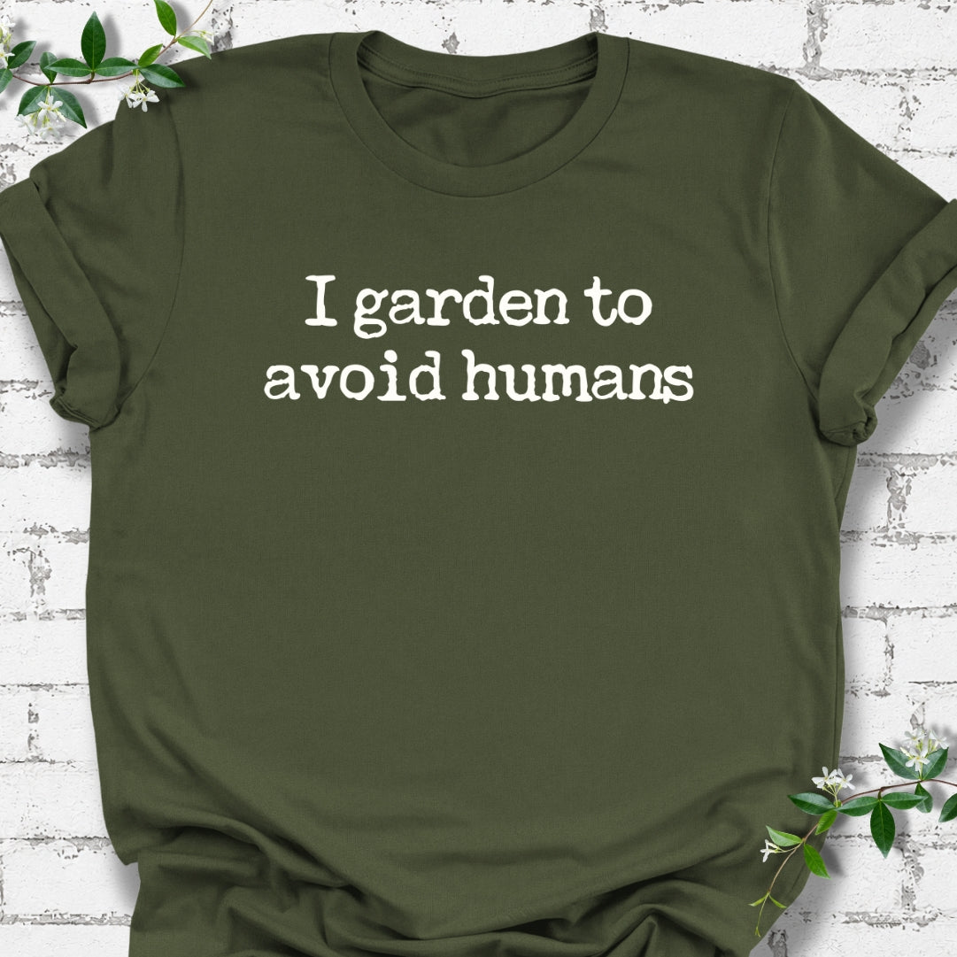 I Garden To Avoid Humans Lightweight Tee
