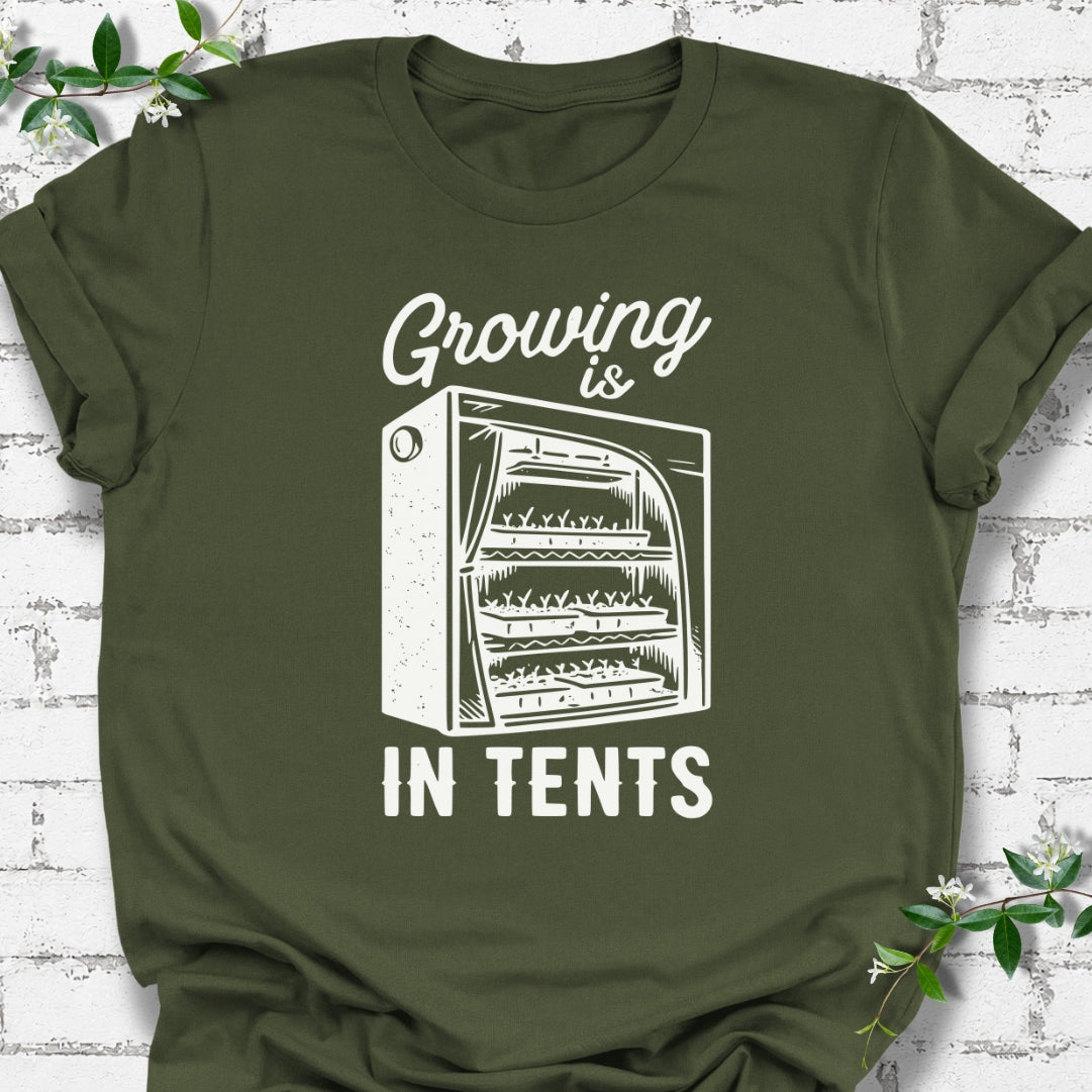 Growing Is In Tents Lightweight Tee
