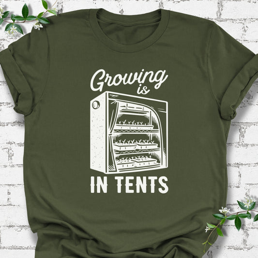 Growing Is In Tents Lightweight Tee