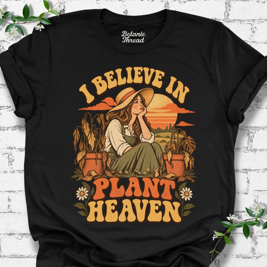I Believe In Plant Heaven Vintage T-Shirt