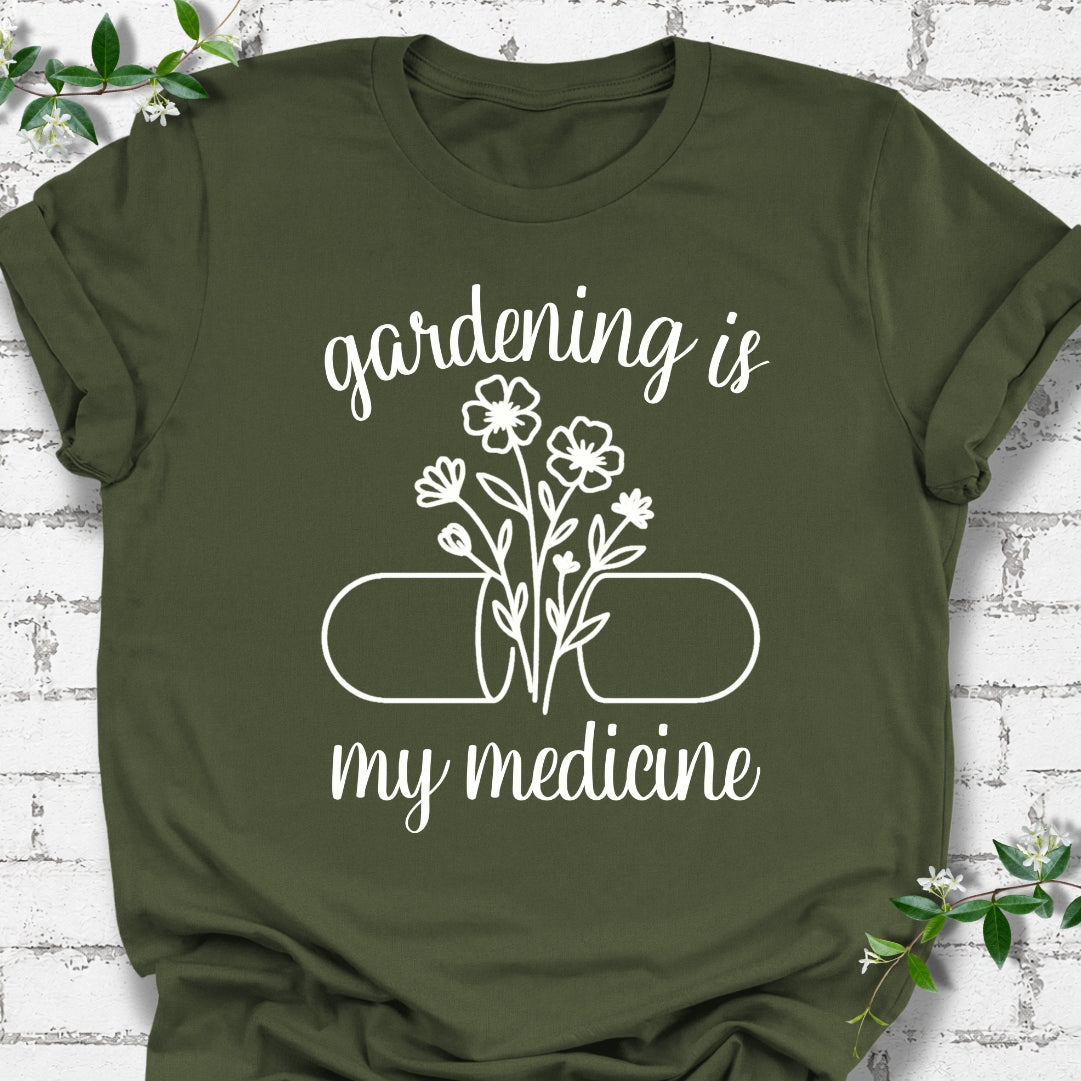 Gardening Is My Medicine Lightweight Tee