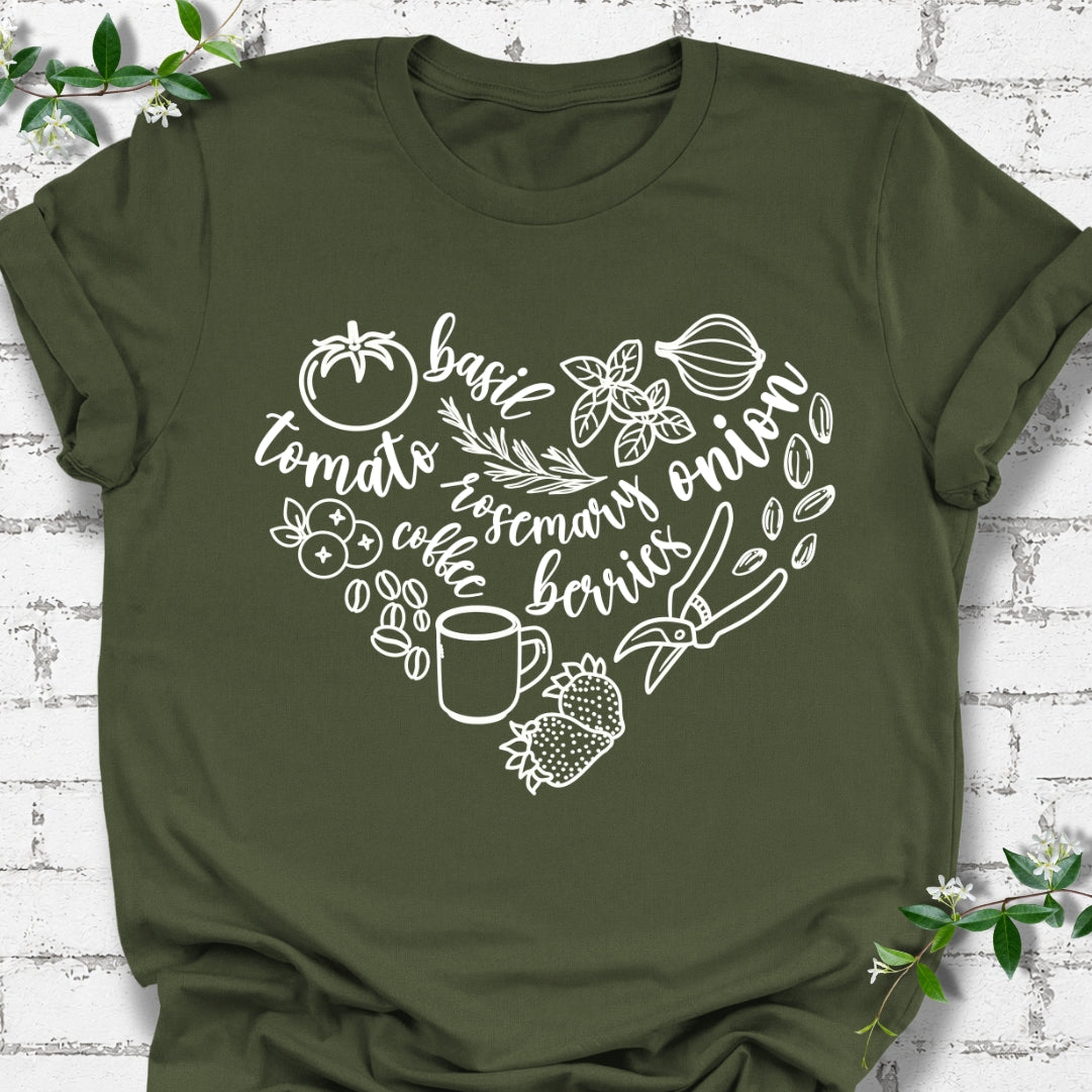 Heart Full Of Plants Lightweight Tee