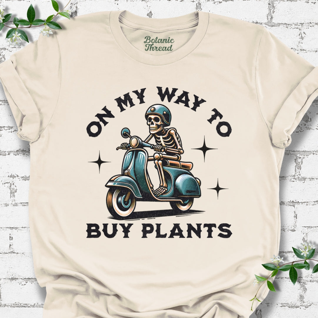 On My Way To Buy Plants Skelly Lightweight Tee