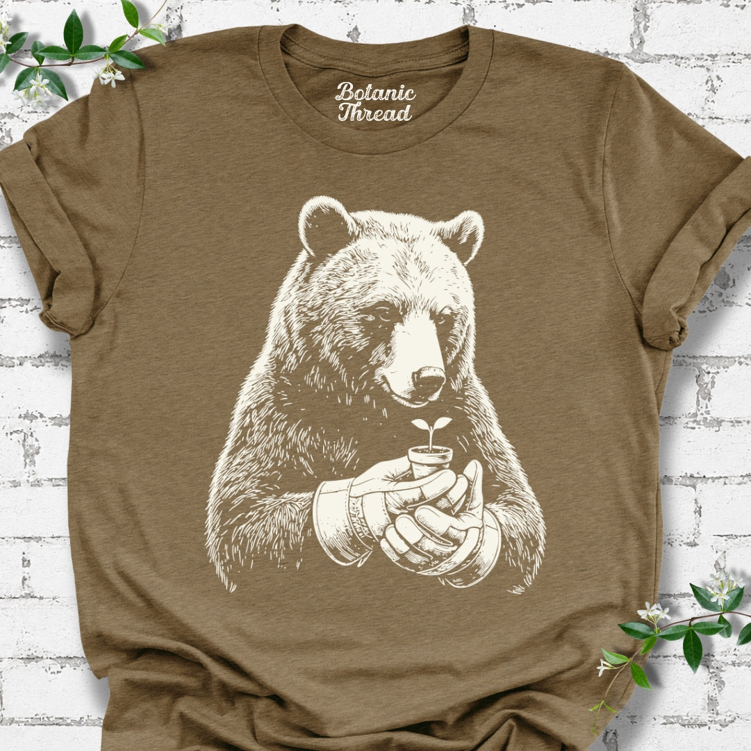 Bear With Seedling Lightweight Tee
