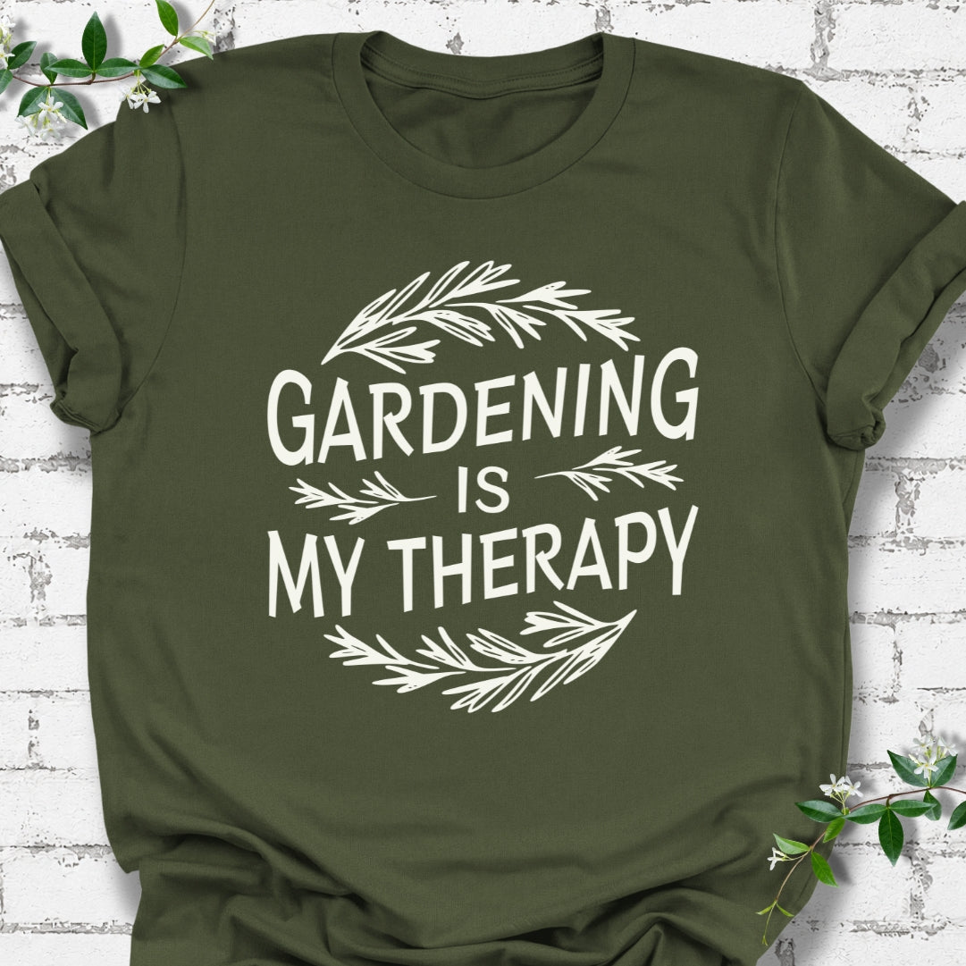Gardening Is My Therapy Lightweight Tee