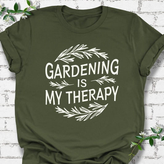 Gardening Is My Therapy Lightweight Tee