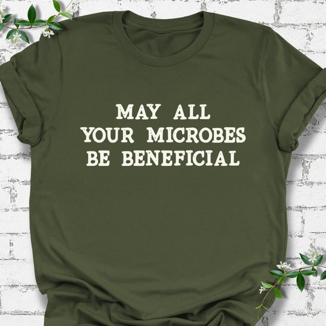 May All Your Microbes Be Beneficial Lightweight Tee