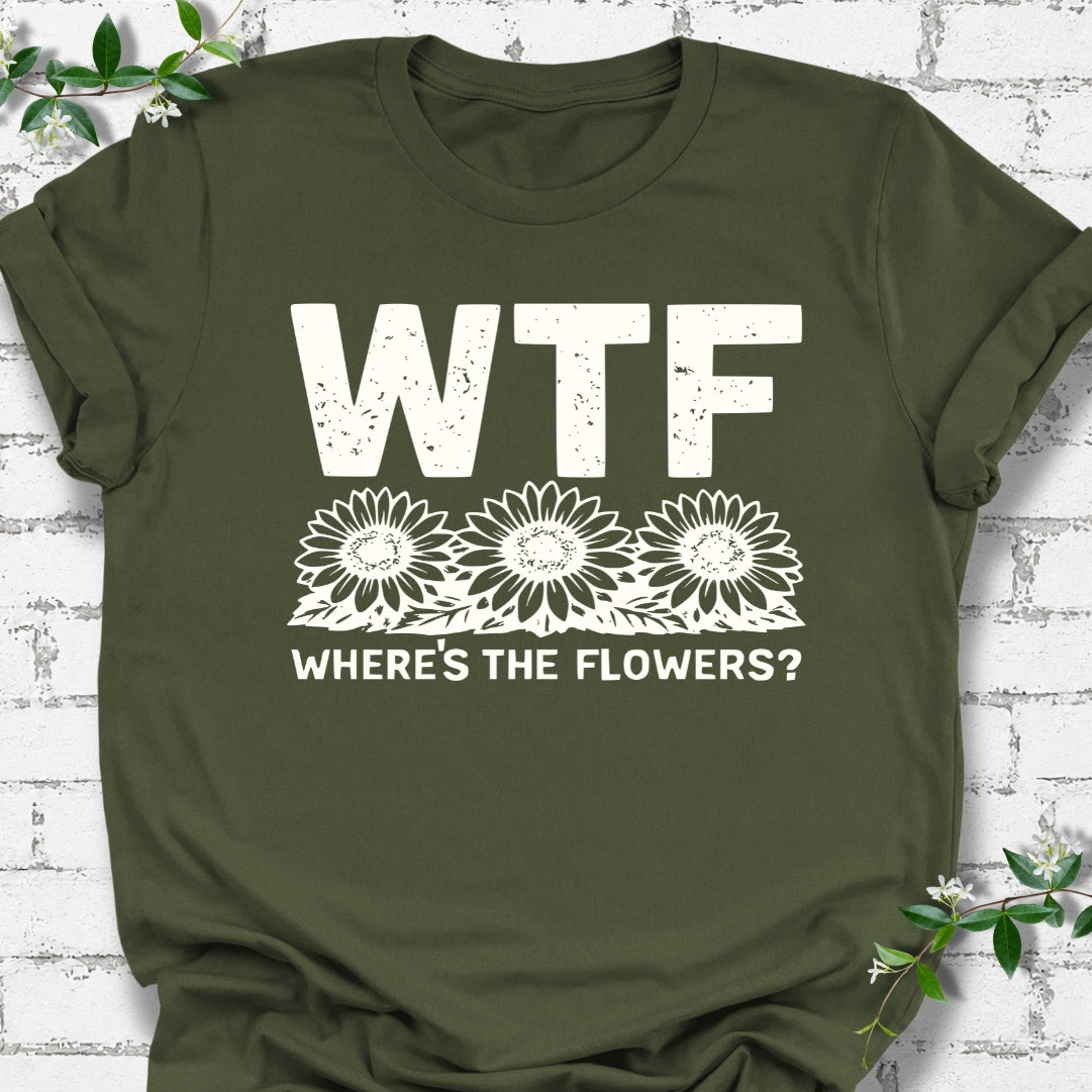WTF Where's The Flowers Lightweight Tee