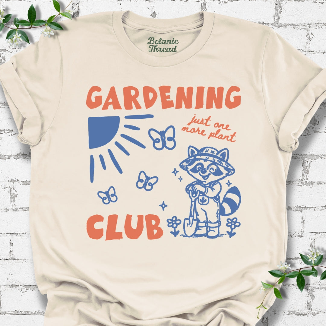 Gardening Club Raccoon Lightweight Tee