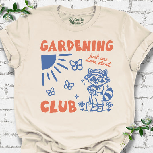 Gardening Club Raccoon Lightweight Tee