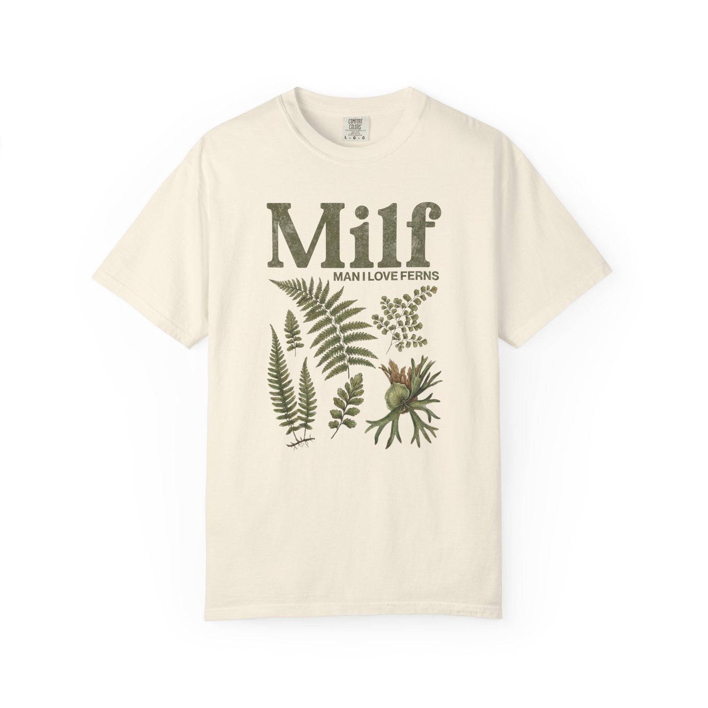 Milf Man I Love Ferns Comfort Colors® Heavyweight T-shirt