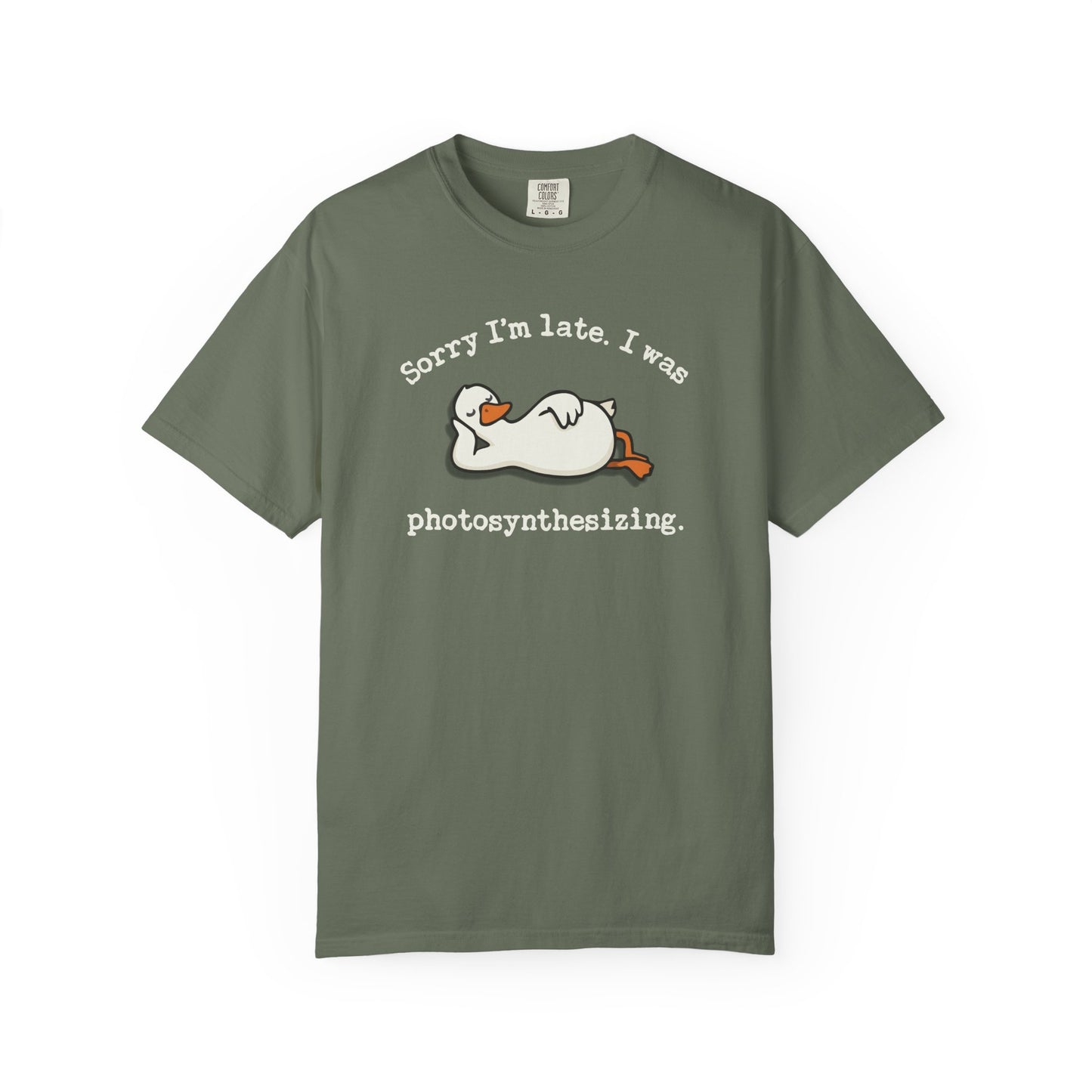 Sorry I'm Late. I Was Photosynthesizing Comfort Colors® Heavyweight T-shirt