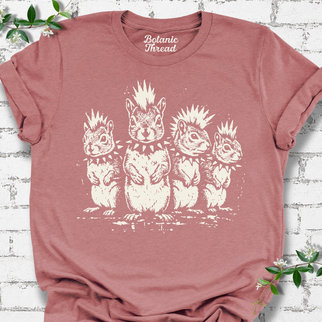 Punk Rock Squirrels Lightweight Tee