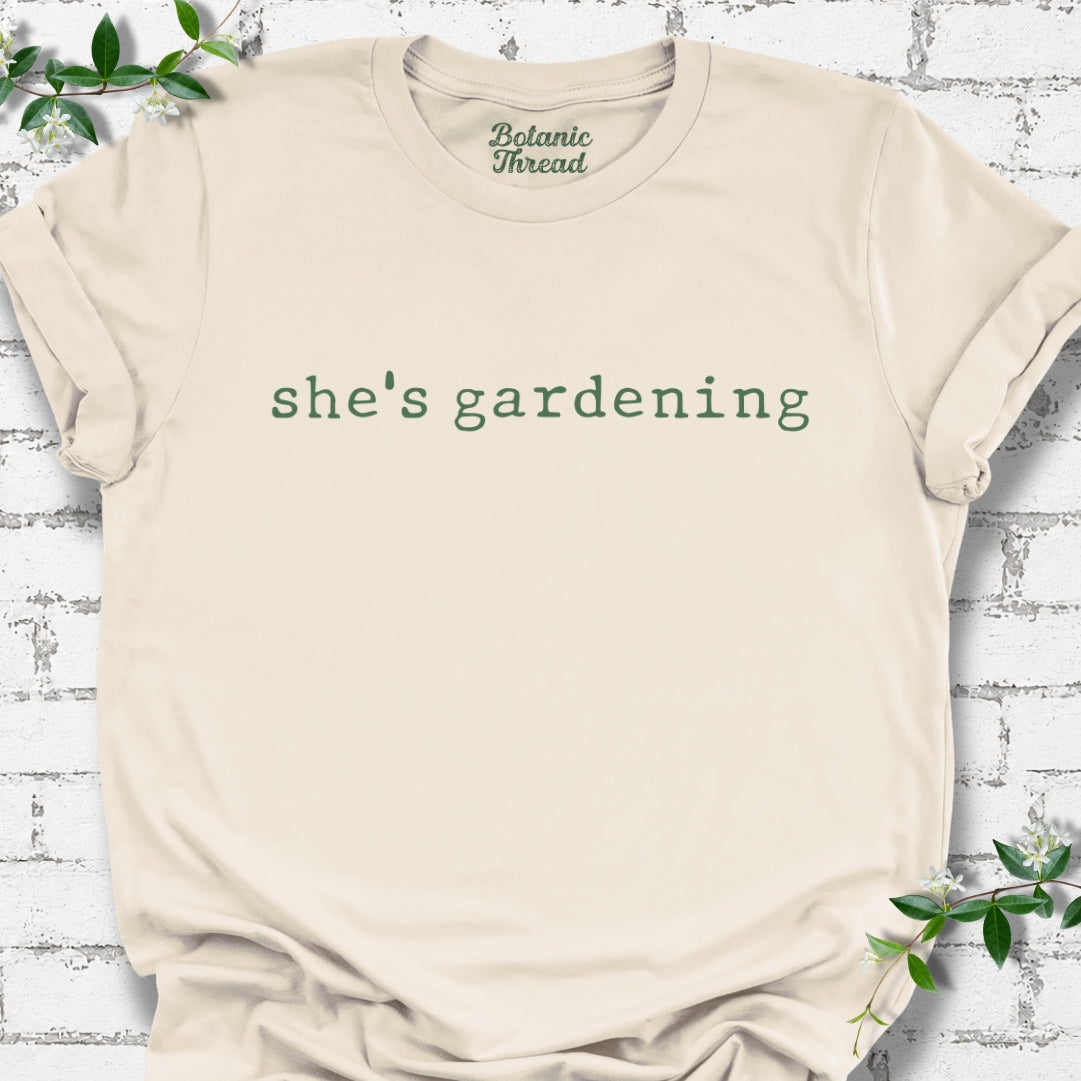 She's Gardening Lightweight Tee