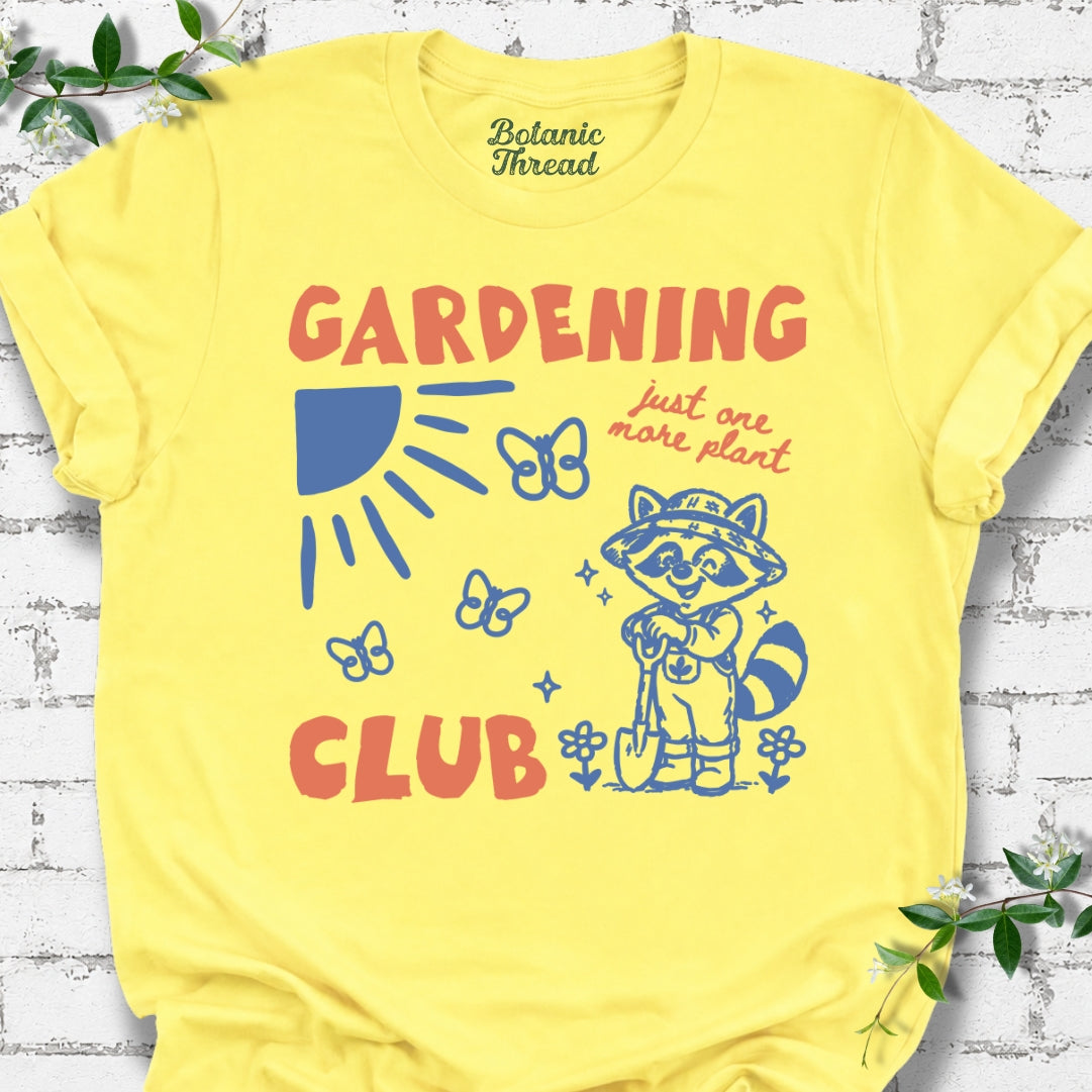 Gardening Club Raccoon Lightweight Tee