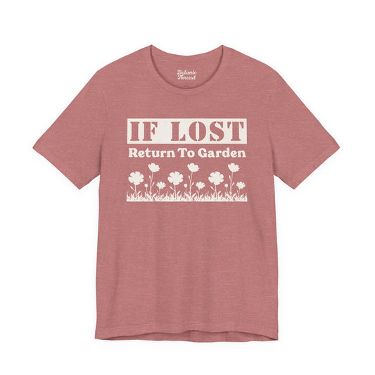 IF LOST Return To Garden Lightweight Tee